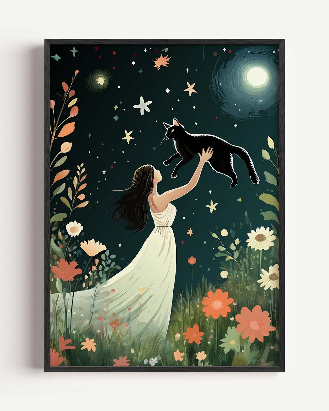 Mystieke Avond in de Tuin Poster