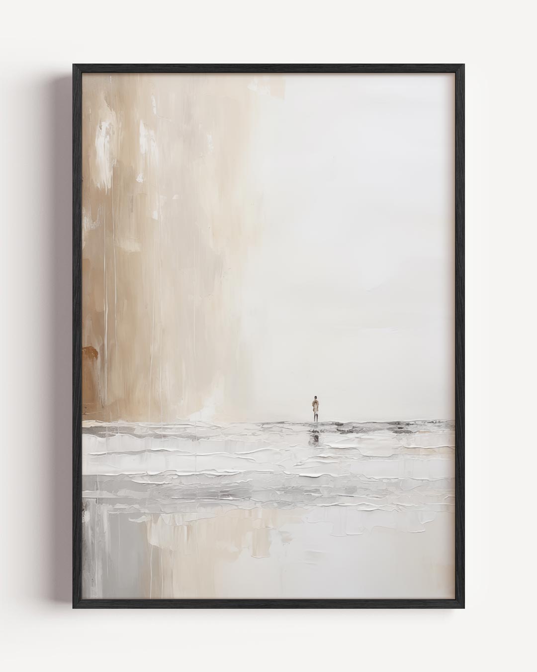 Rustgevende Strandwandeling Poster-WallArtistic