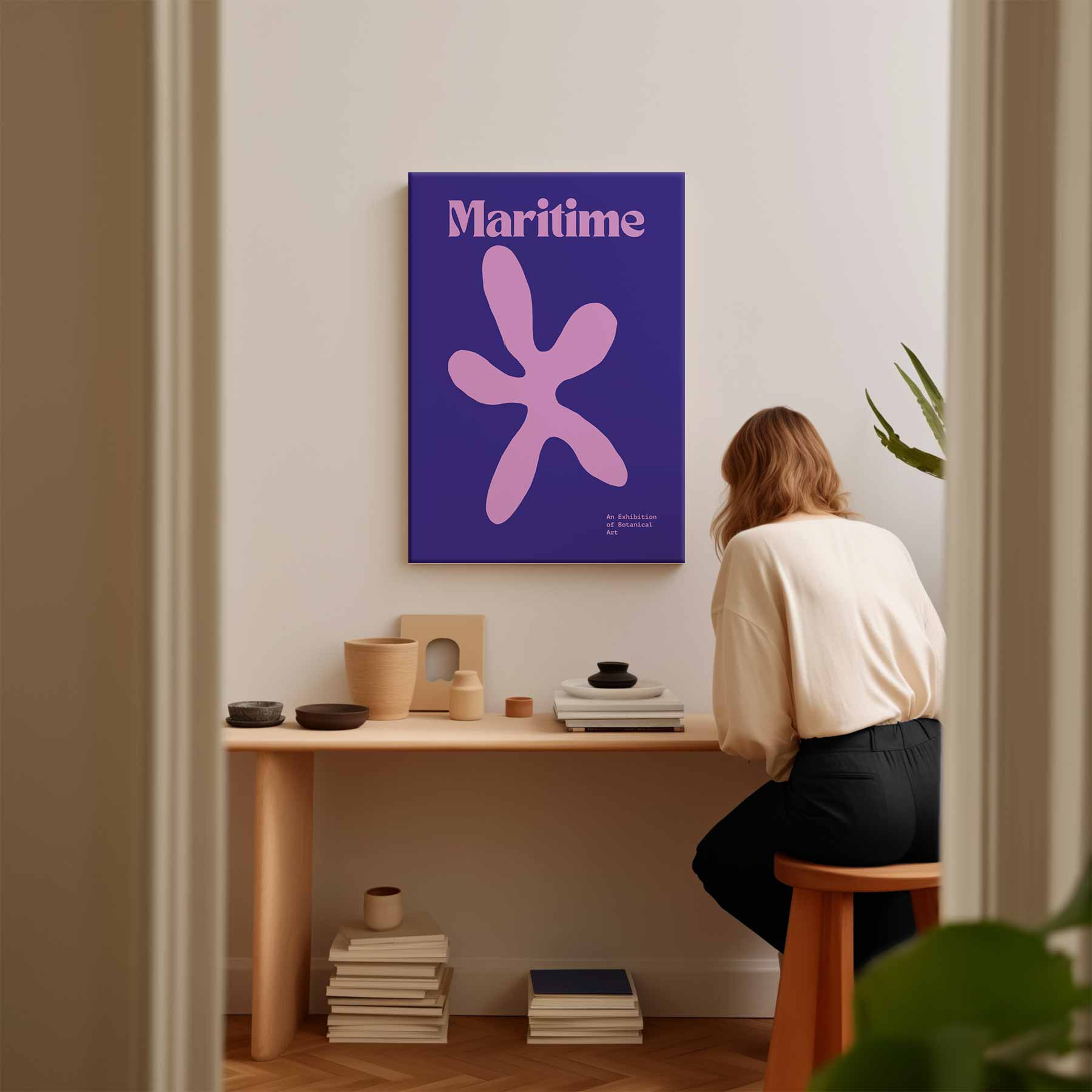 Botanische Maritieme Kunst Kunstwerk-canvas-dibond-plexiglas-wanddecoratie-WallArtistic