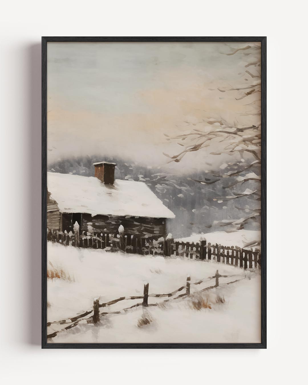 Winter Wonderland Schilderkunst Poster-WallArtistic