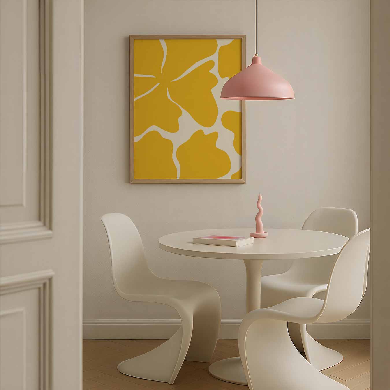 Stralende Bloemenprint Poster