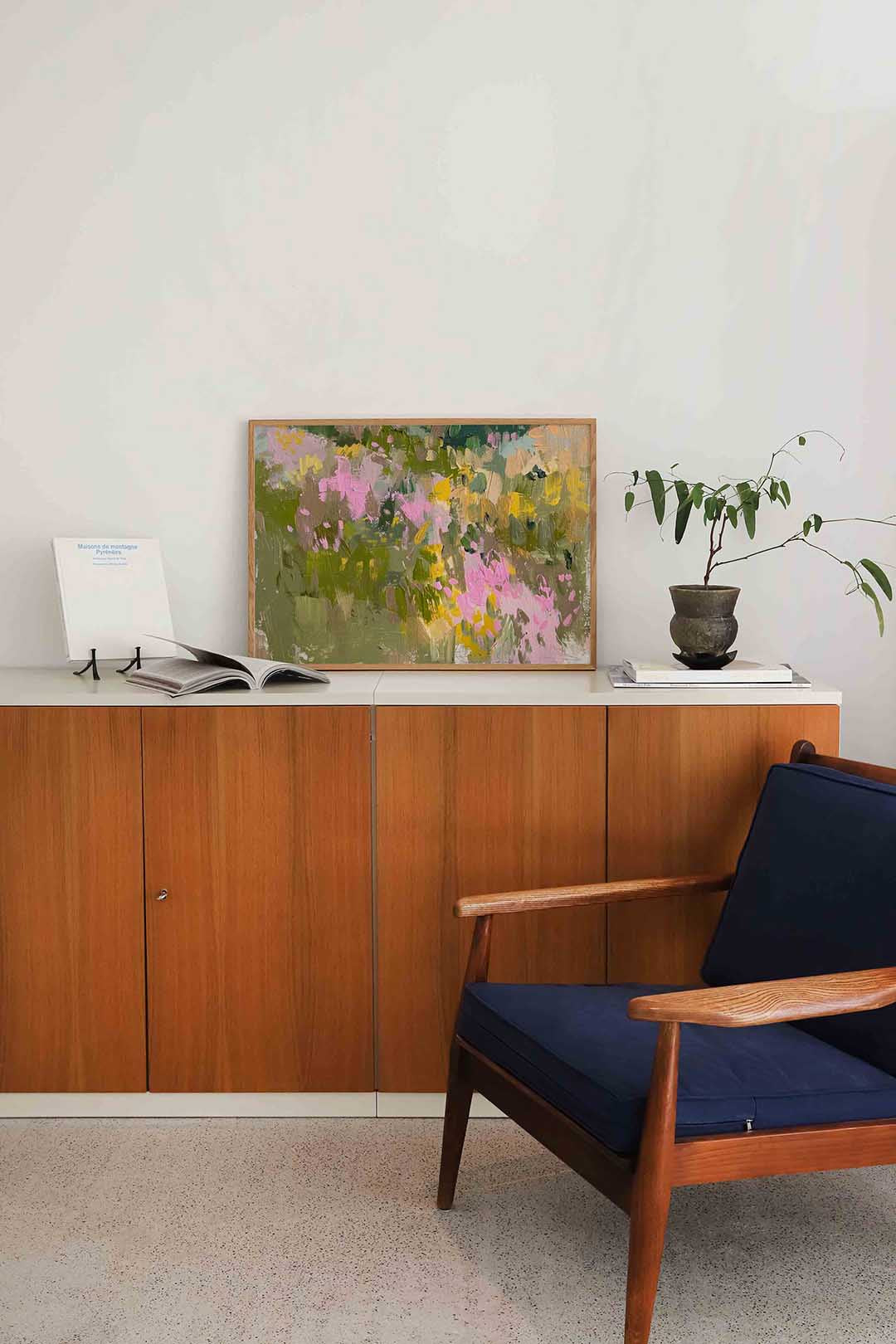 Abstracte bloemen Poster