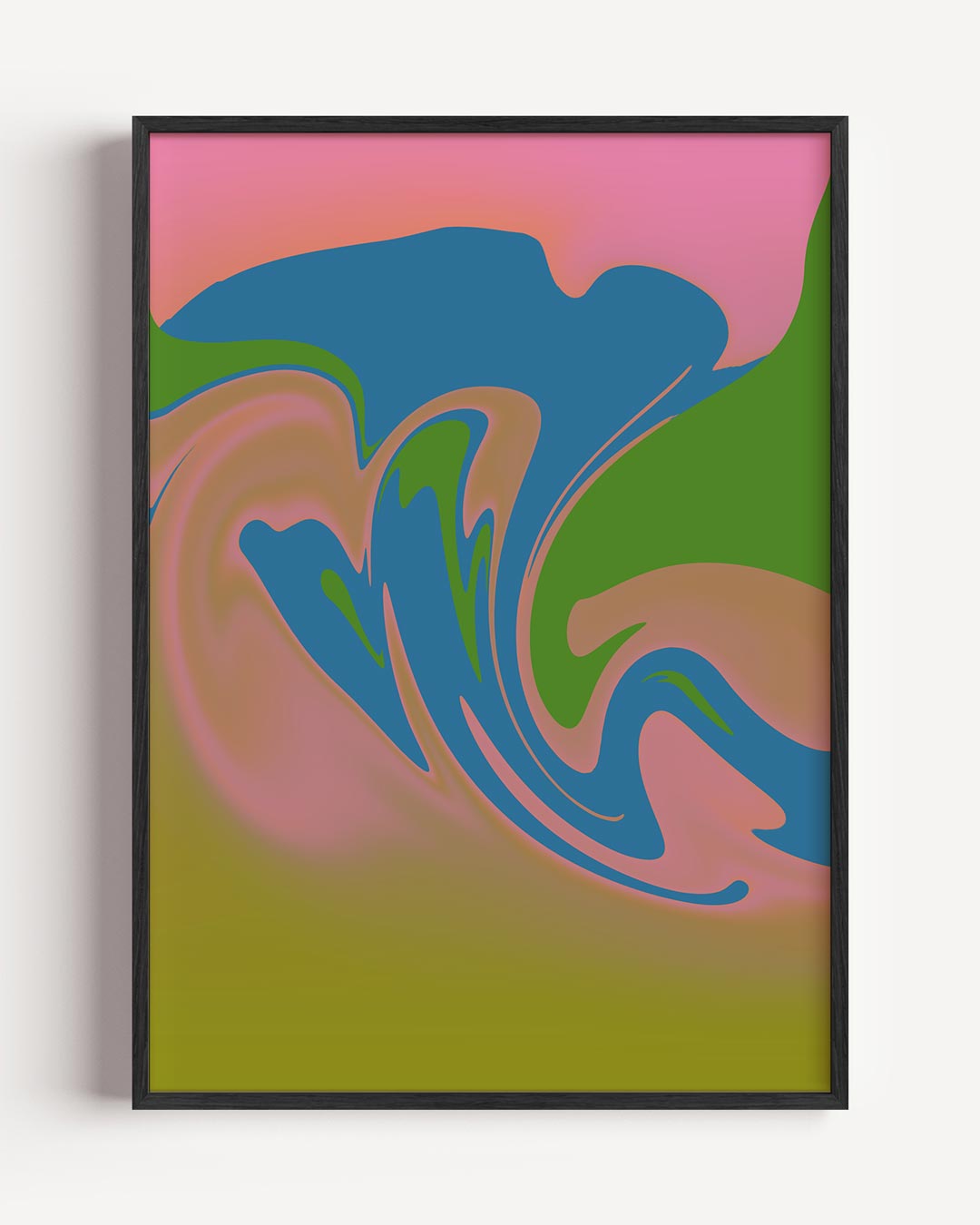 Vrolijke Kleurenmix Abstracte Poster-WallArtistic