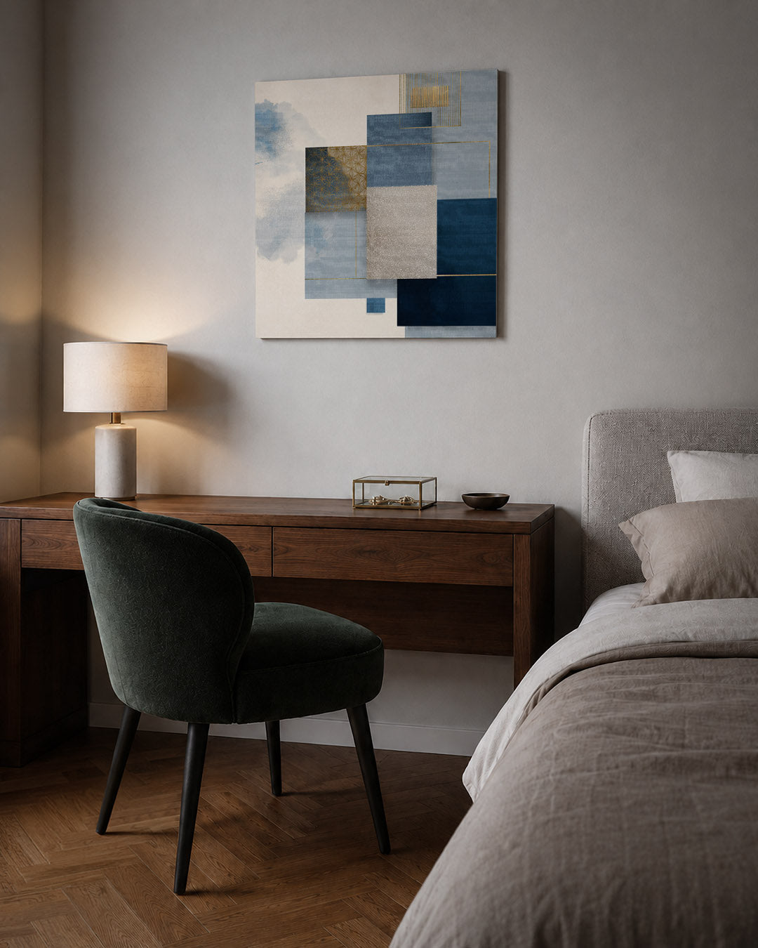 Geometrische compositie Kunstwerk