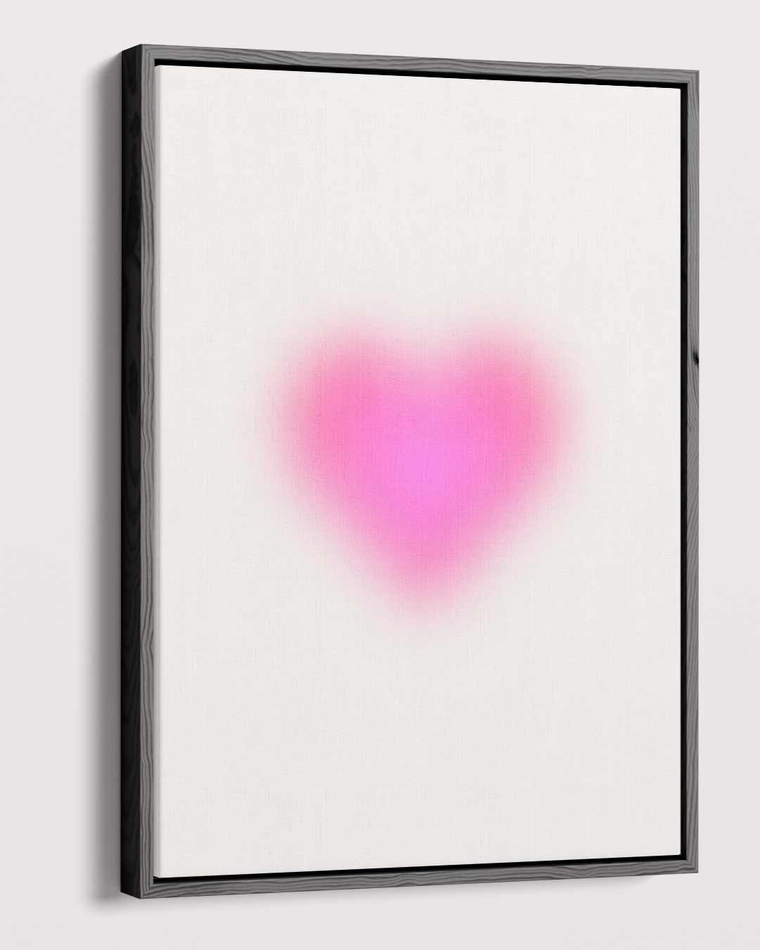 Neon Roze Hart Kunstwerk-canvas-dibond-plexiglas-wanddecoratie-WallArtistic