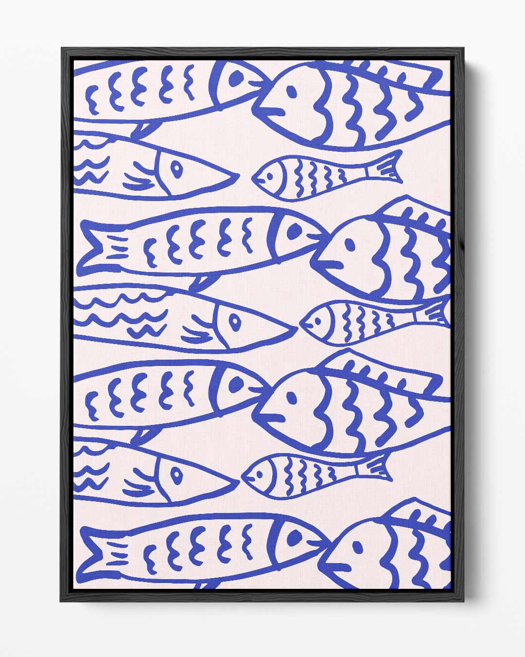 Zwemmen in Stijl Kunstwerk-canvas-dibond-plexiglas-wanddecoratie-WallArtistic