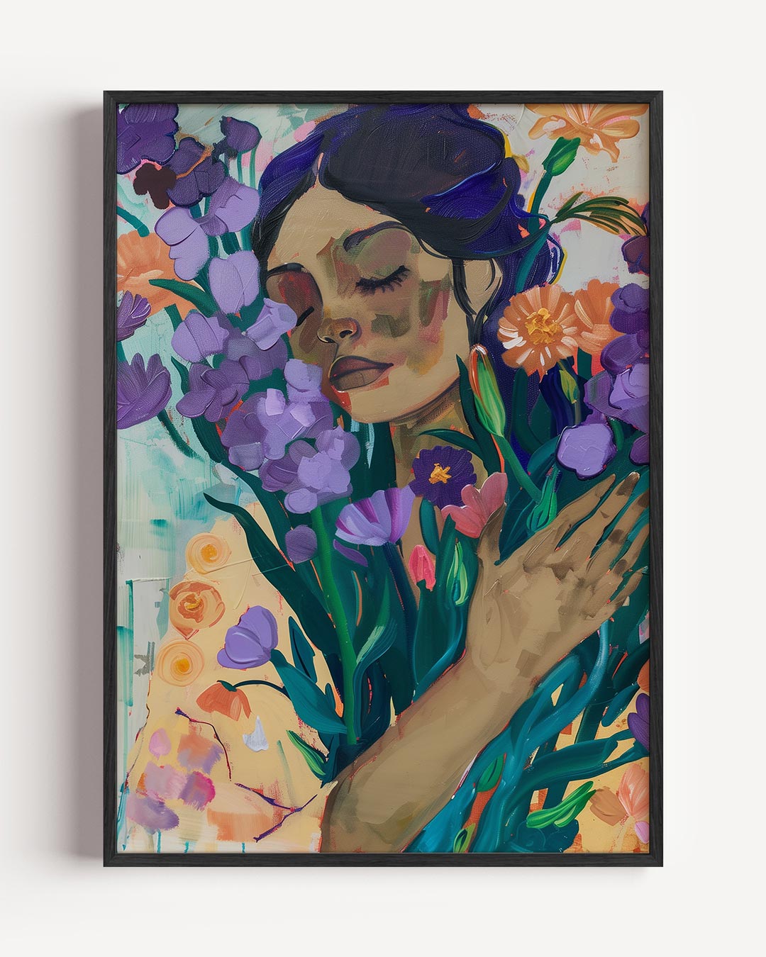 Dromerige Bloemenpracht Poster-WallArtistic