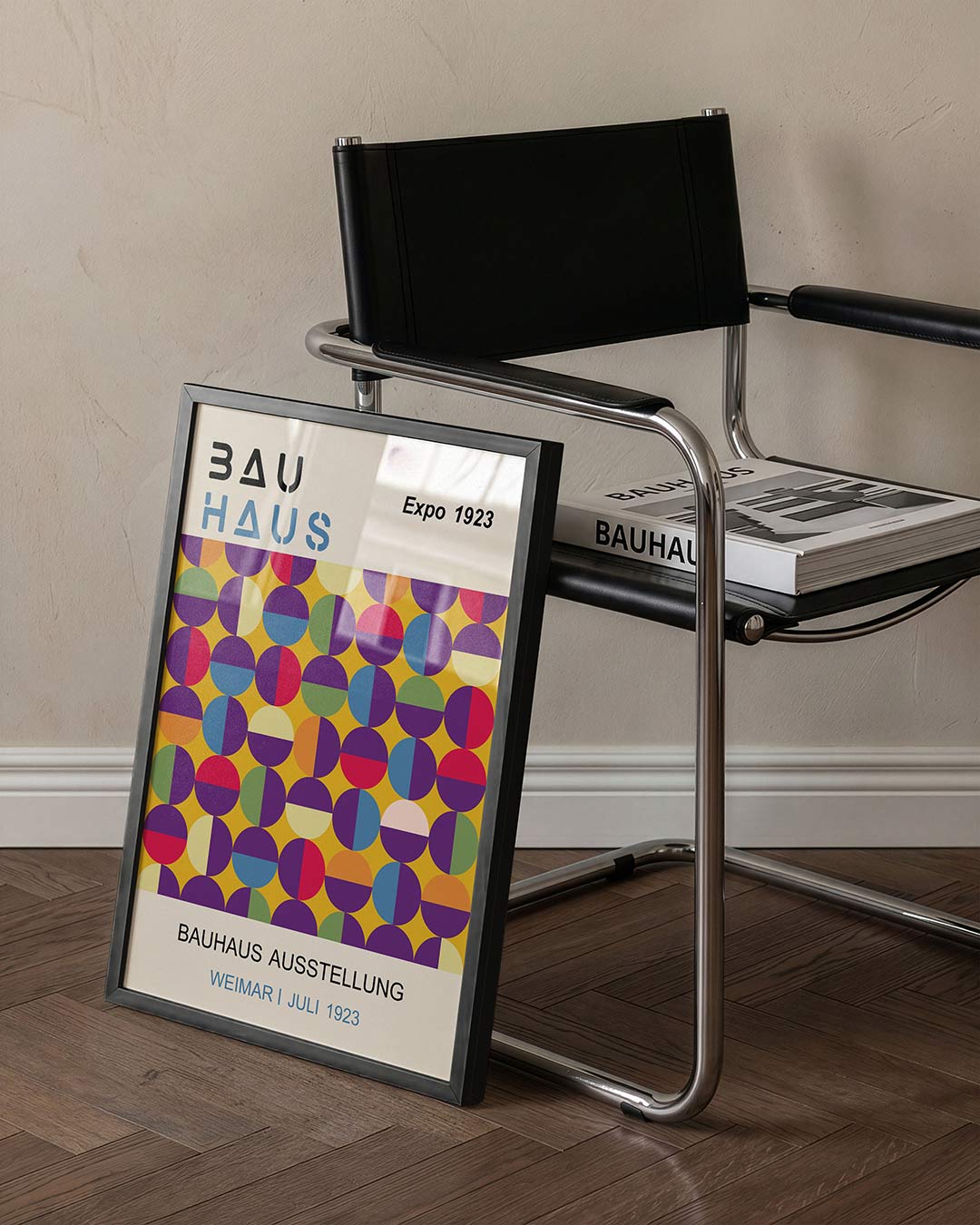 Cirkelpatroon en kleur Poster