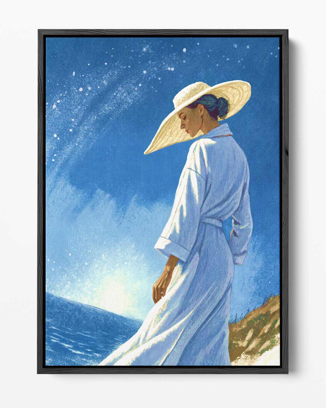 Zomerse Dromen aan Zee Kunstwerk-canvas-dibond-plexiglas-wanddecoratie-WallArtistic