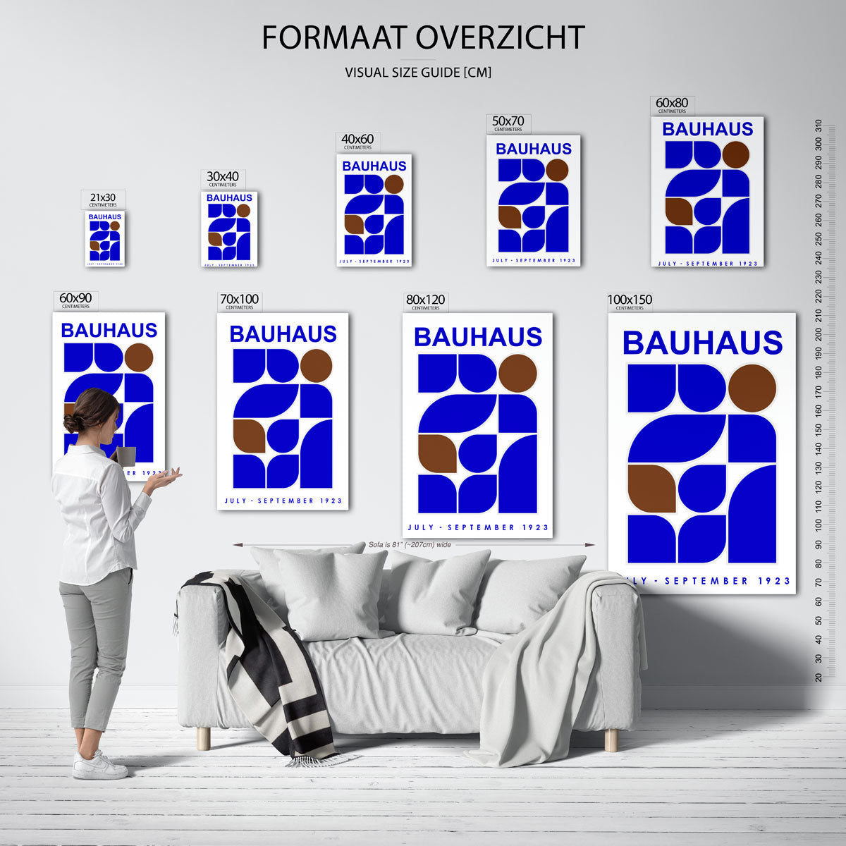 Vorm en kleur Poster
