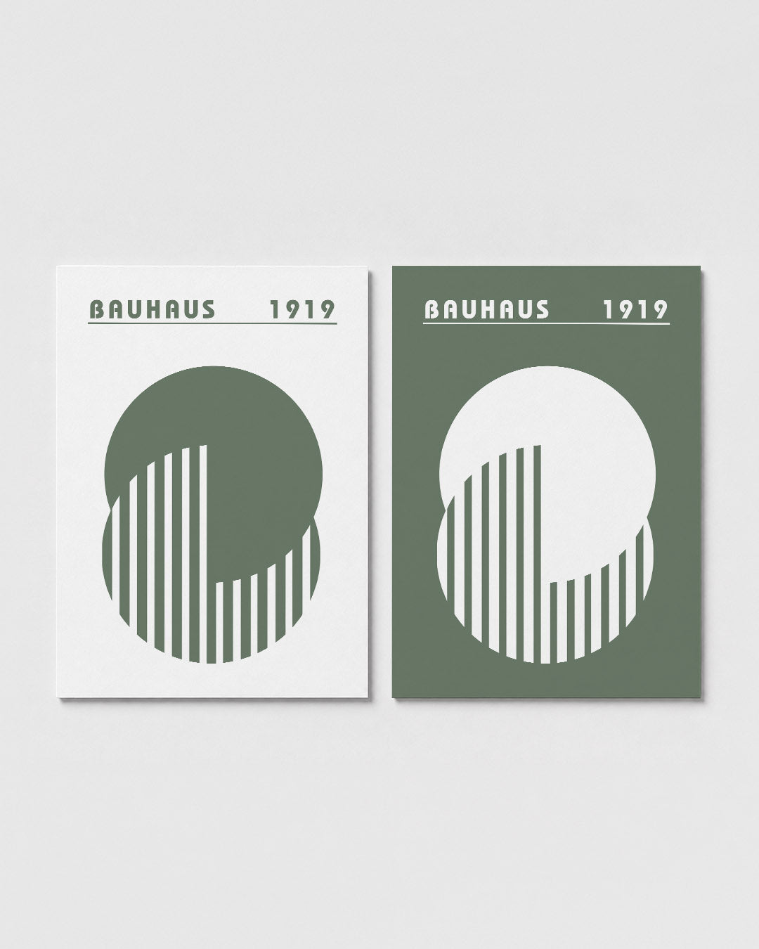 Cirkel en strepen Posterset