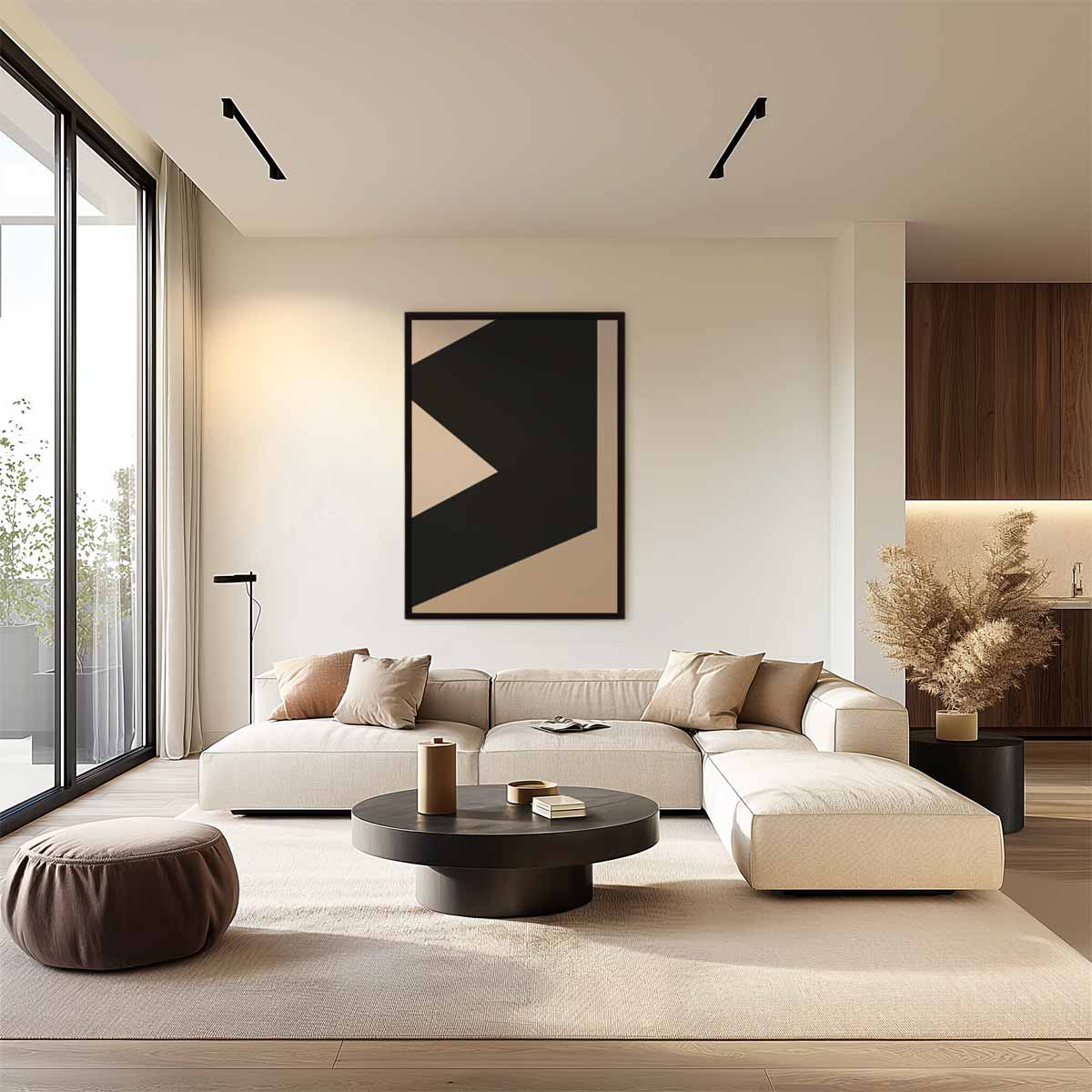 Stijlvol Geometrisch Canvas Kunstwerk-canvas-dibond-plexiglas-wanddecoratie-WallArtistic