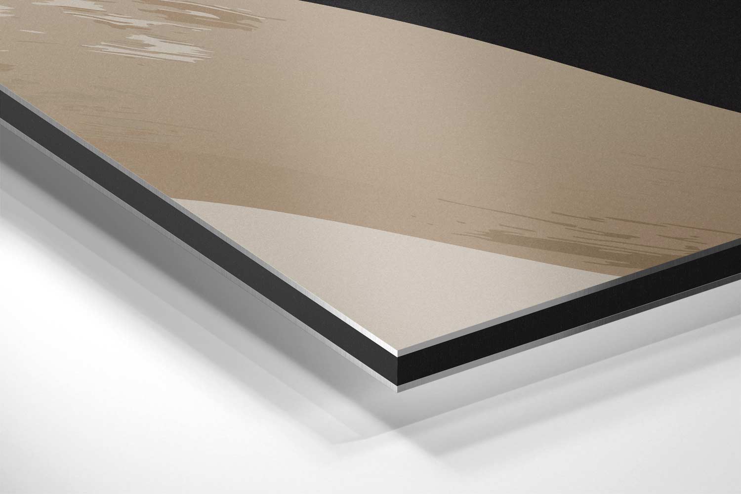 Organische Vormen in Beweging Kunstwerk-canvas-dibond-plexiglas-wanddecoratie-WallArtistic