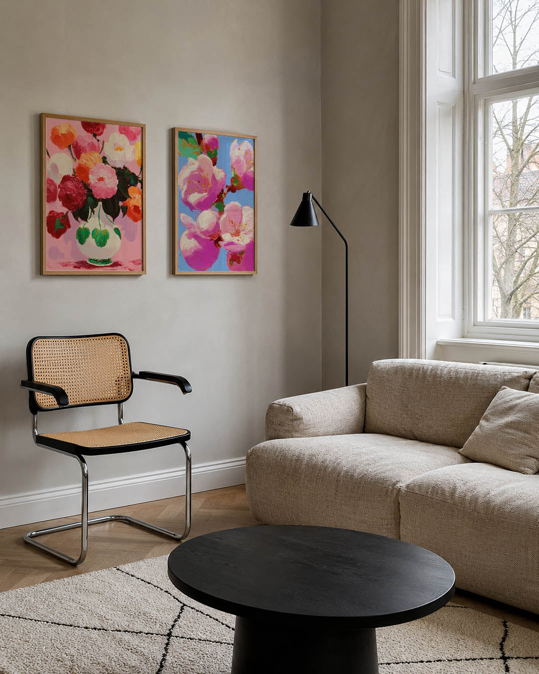 Bloemrijke kleurexplosie Posterset