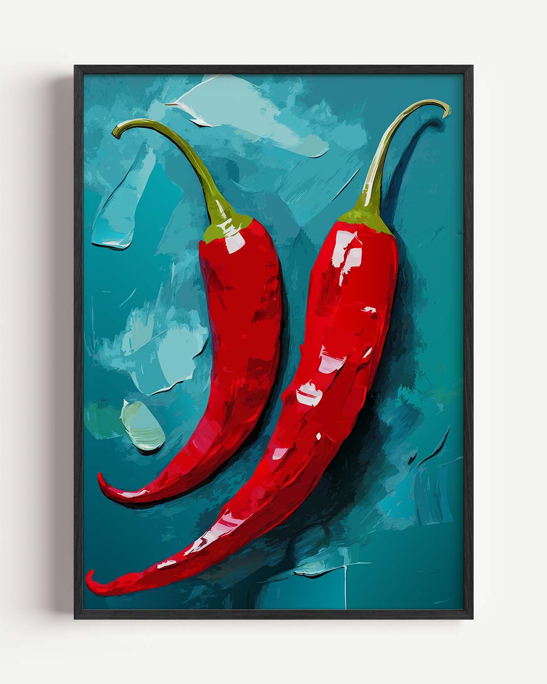 Spicy Pepper Art Print Poster