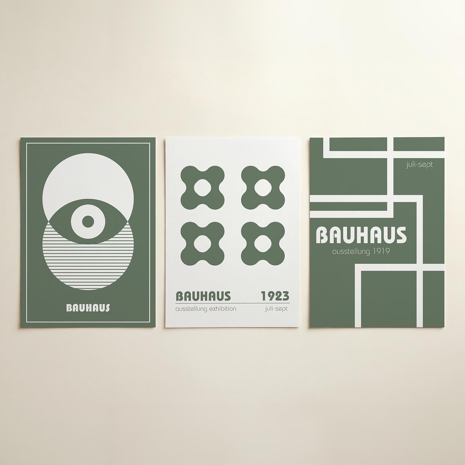 Cirkel en lijnen Posterset
