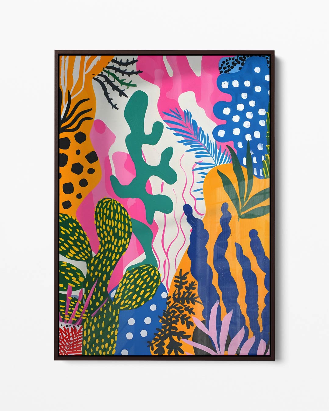 Kleurrijke Botanicus Kunstwerk-canvas-dibond-plexiglas-wanddecoratie-WallArtistic