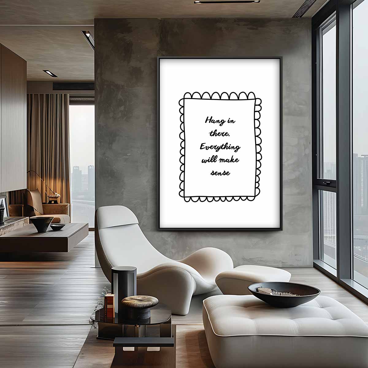 Motiverende Posterspreuk Kunstwerk-canvas-dibond-plexiglas-wanddecoratie-WallArtistic