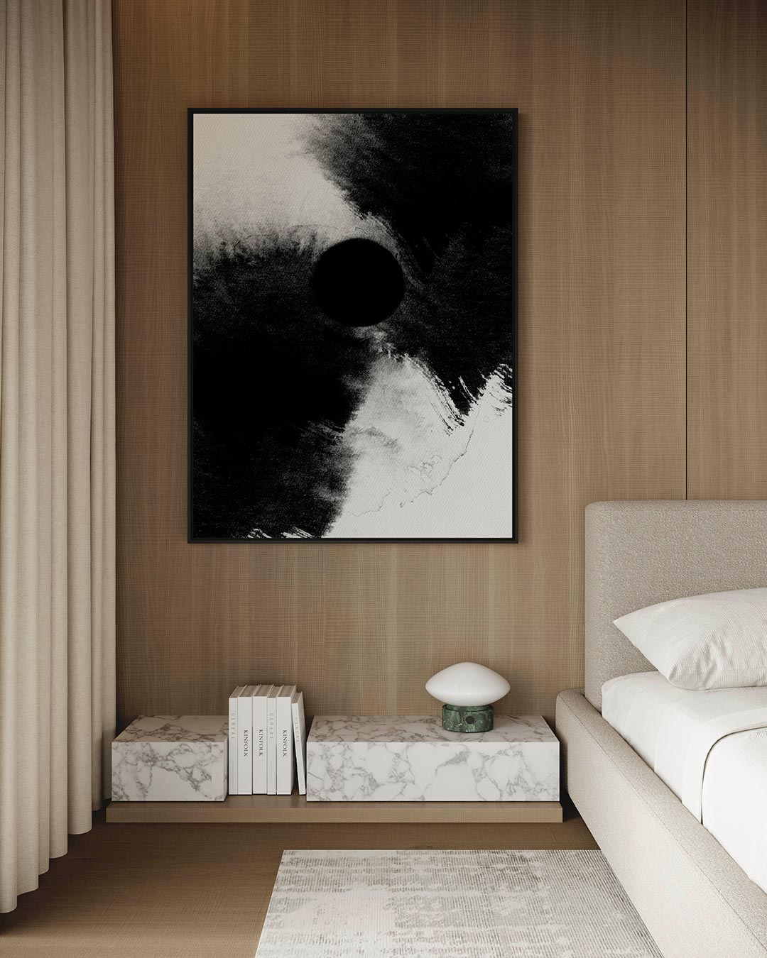 Dynamische vormen Kunstwerk