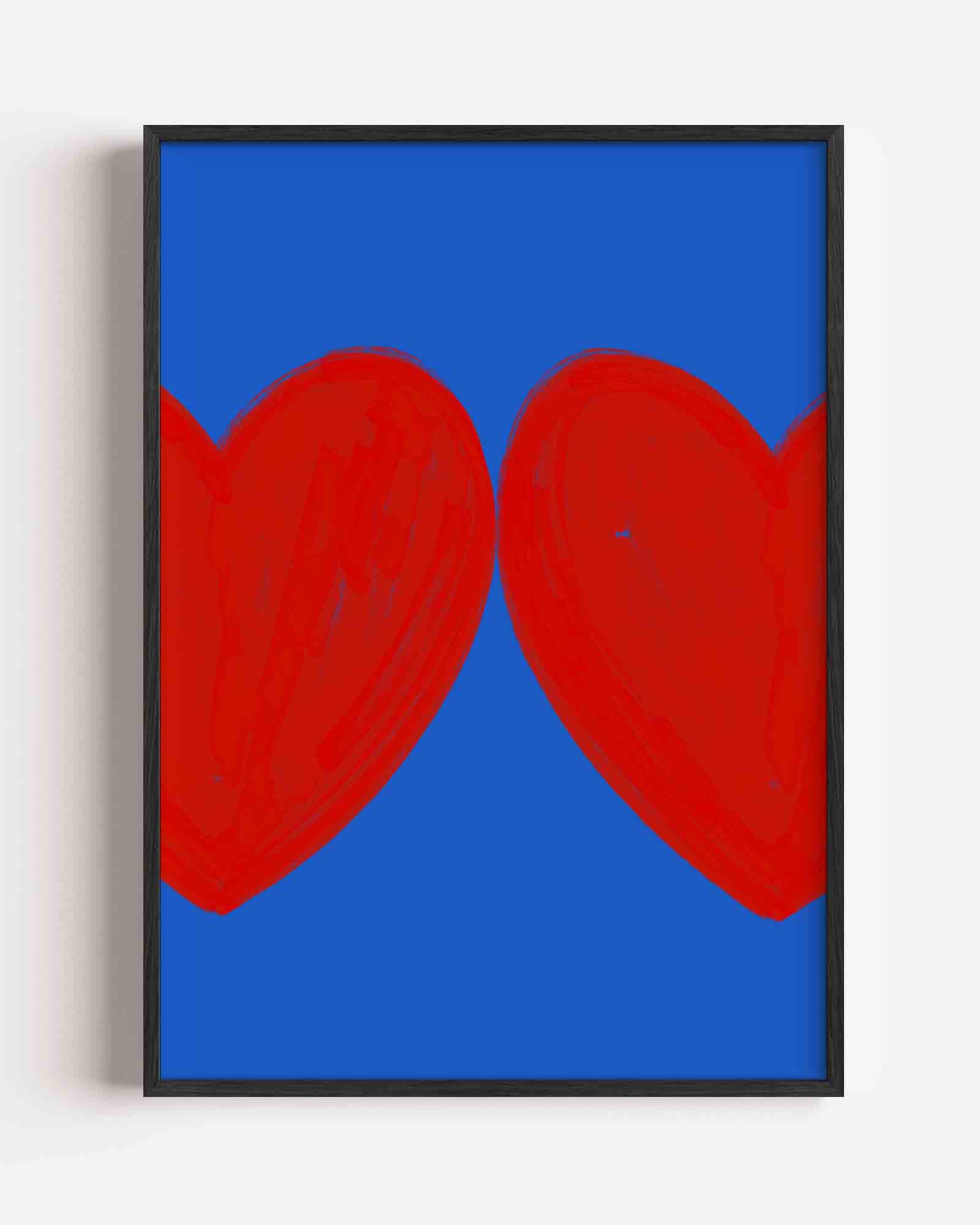 Rode harten Poster