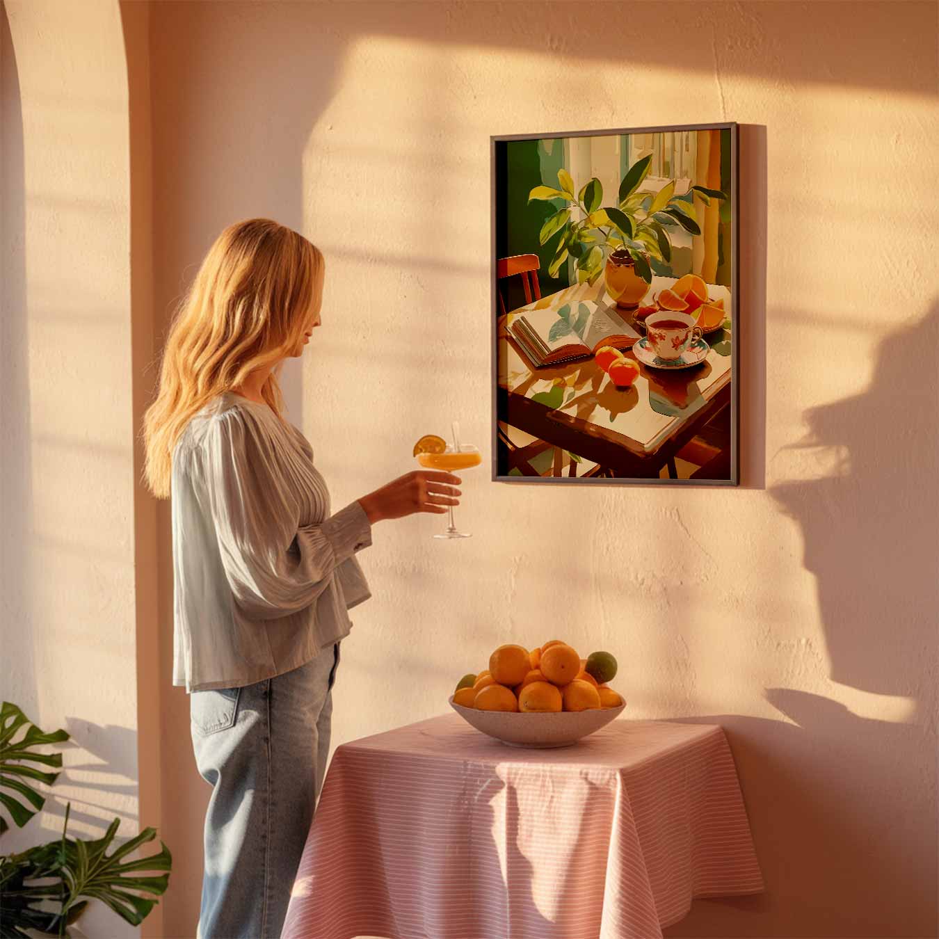 Gezellige Ochtendmomenten Poster