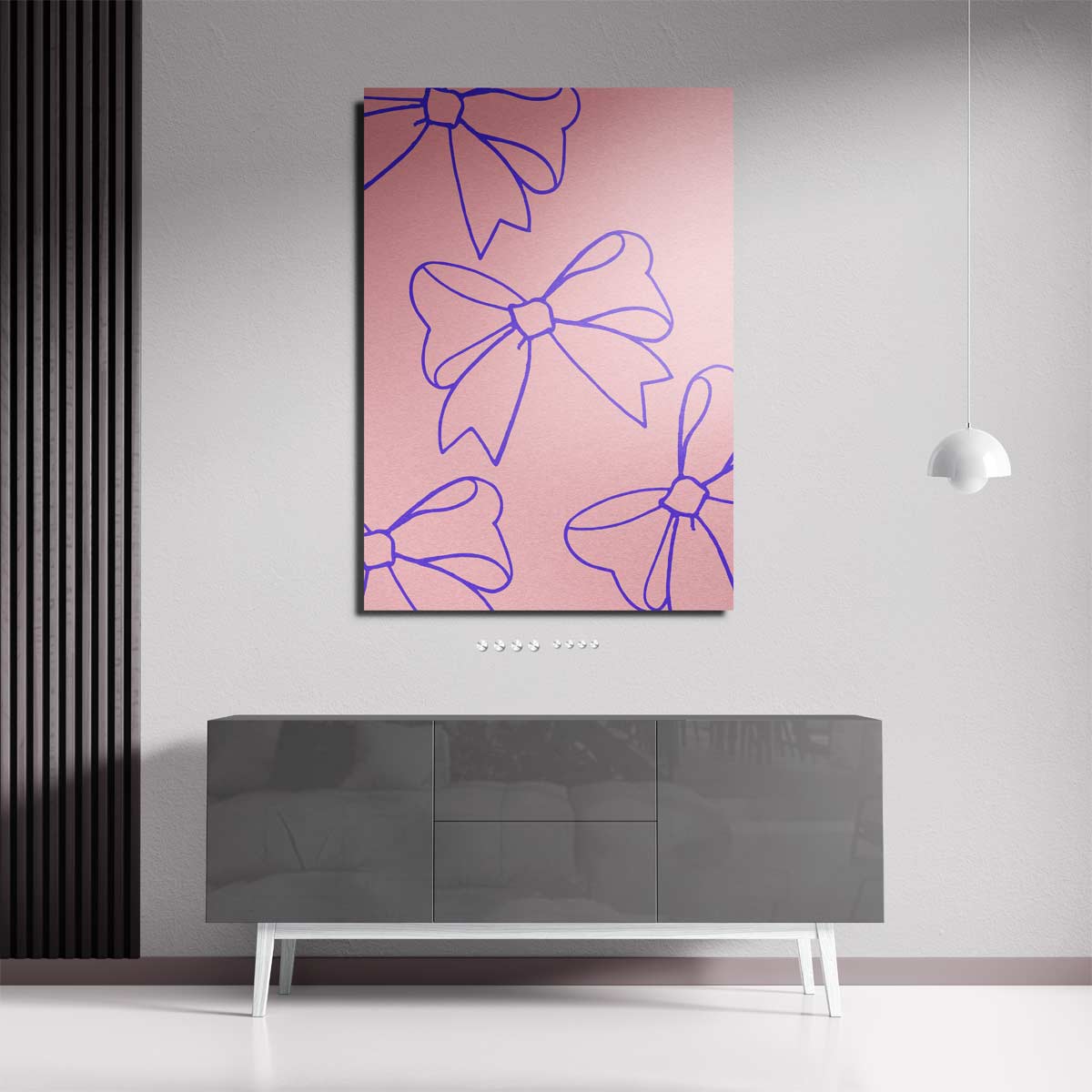 Speelse Strikjes Kunstwerk-canvas-dibond-plexiglas-wanddecoratie-WallArtistic