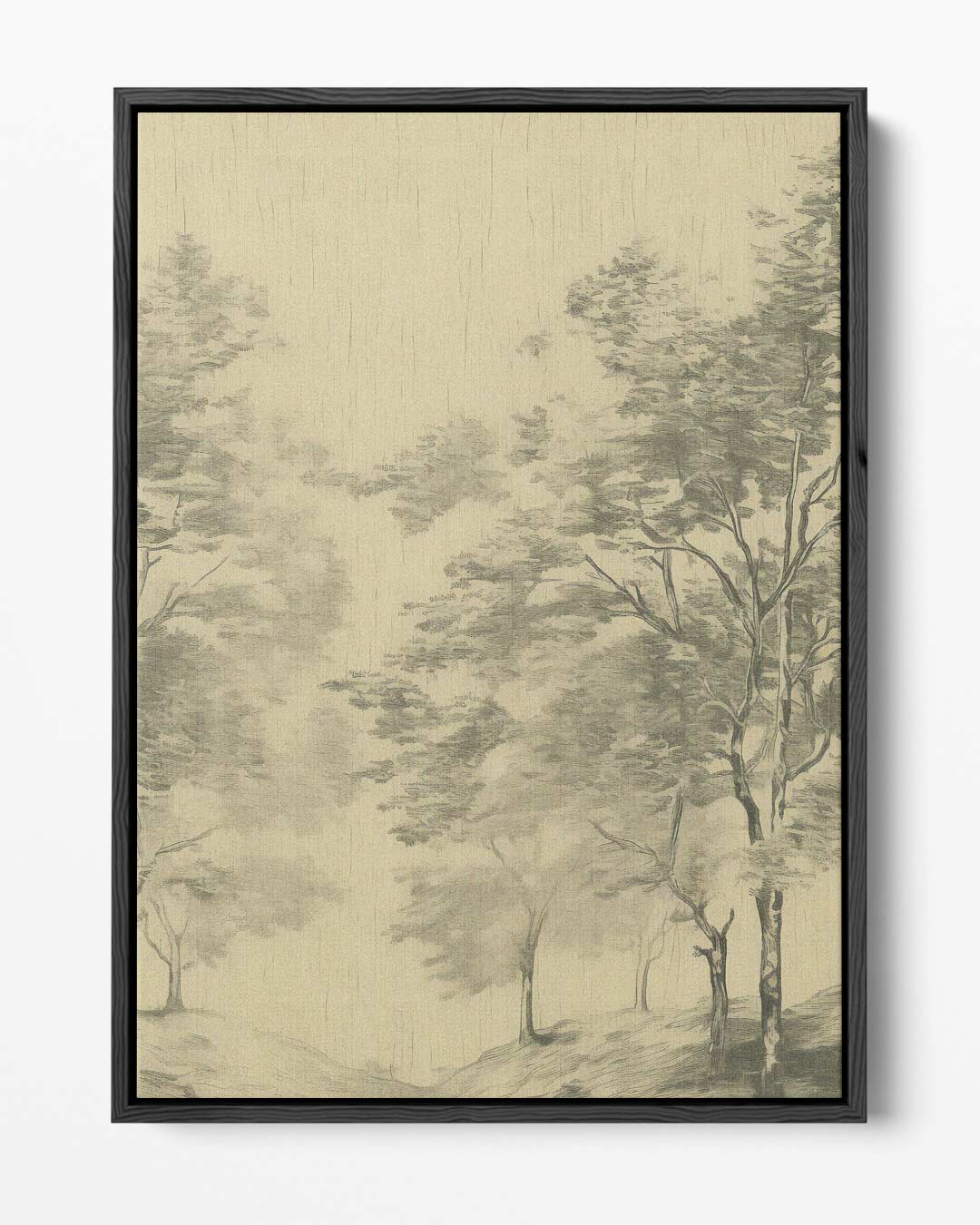 Serene Boslandschap Kunstwerk-canvas-dibond-plexiglas-wanddecoratie-WallArtistic