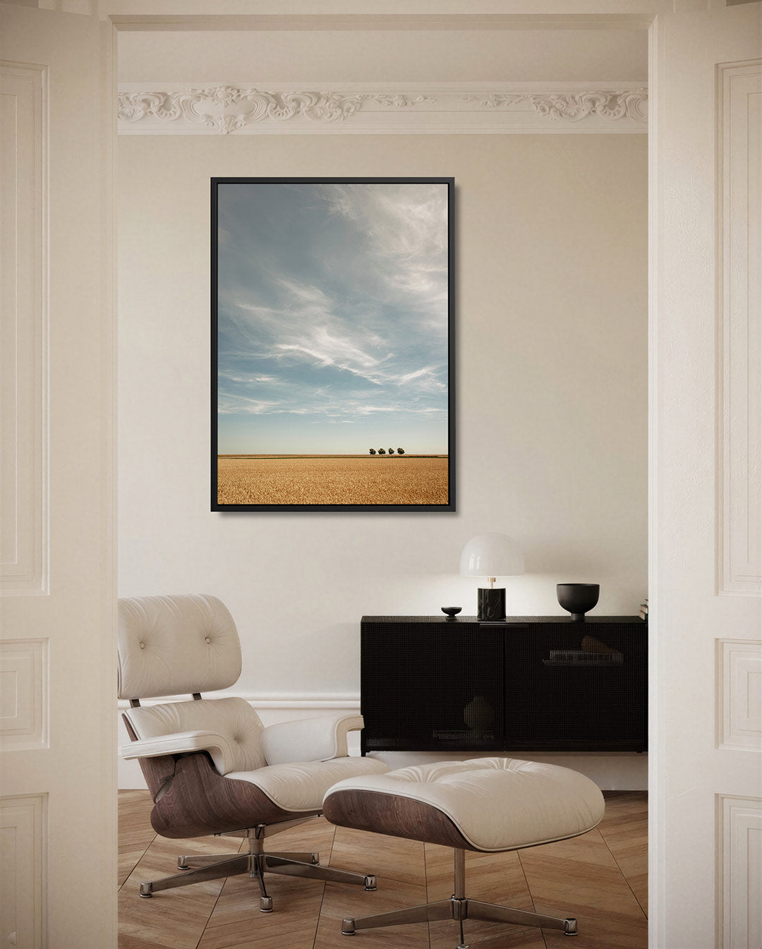 Rustig landschap Kunstwerk