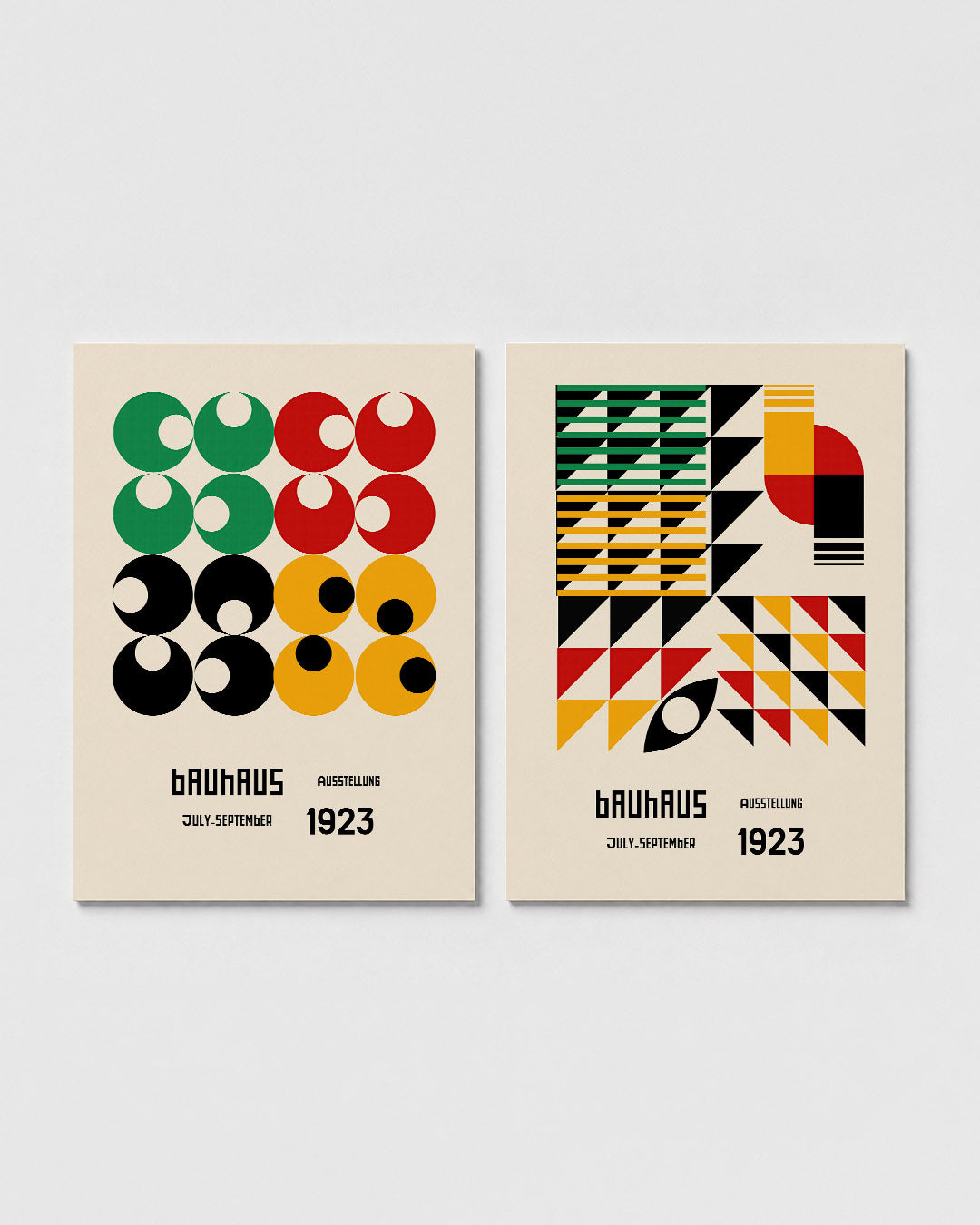 Cirkelritme en kleuren Posterset