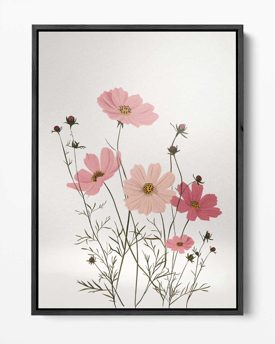 Zomerse Bloementuin Kunstwerk-canvas-dibond-plexiglas-wanddecoratie-WallArtistic