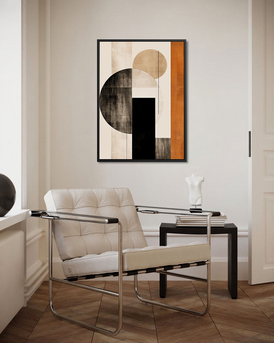 Geometrische vormen compositie Kunstwerk