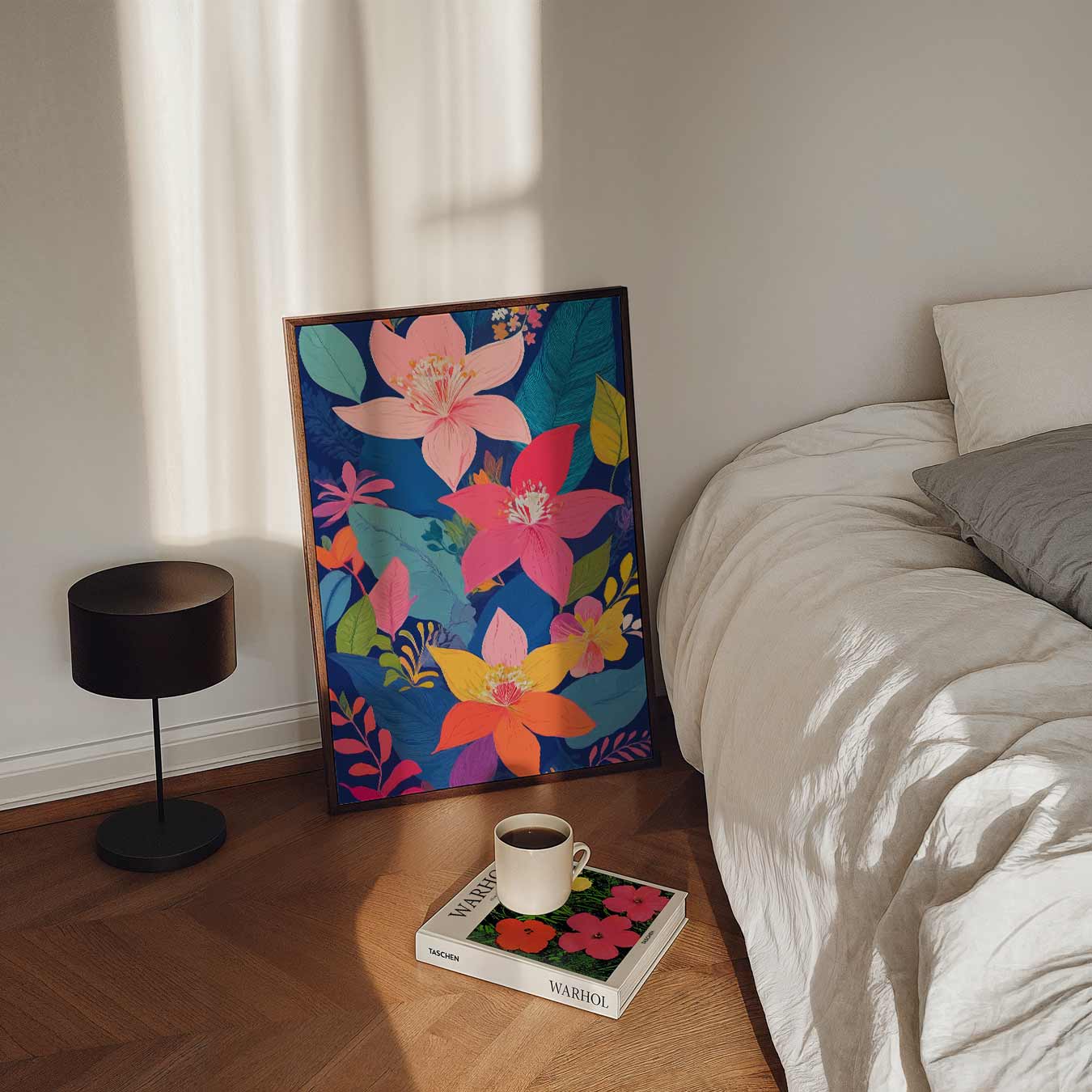 Bloemenpracht in Kleuren Poster