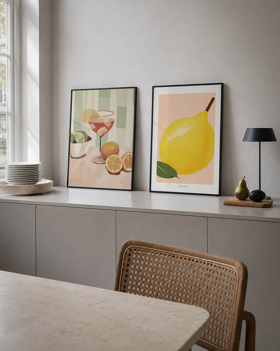 Citrus en cocktail Posterset