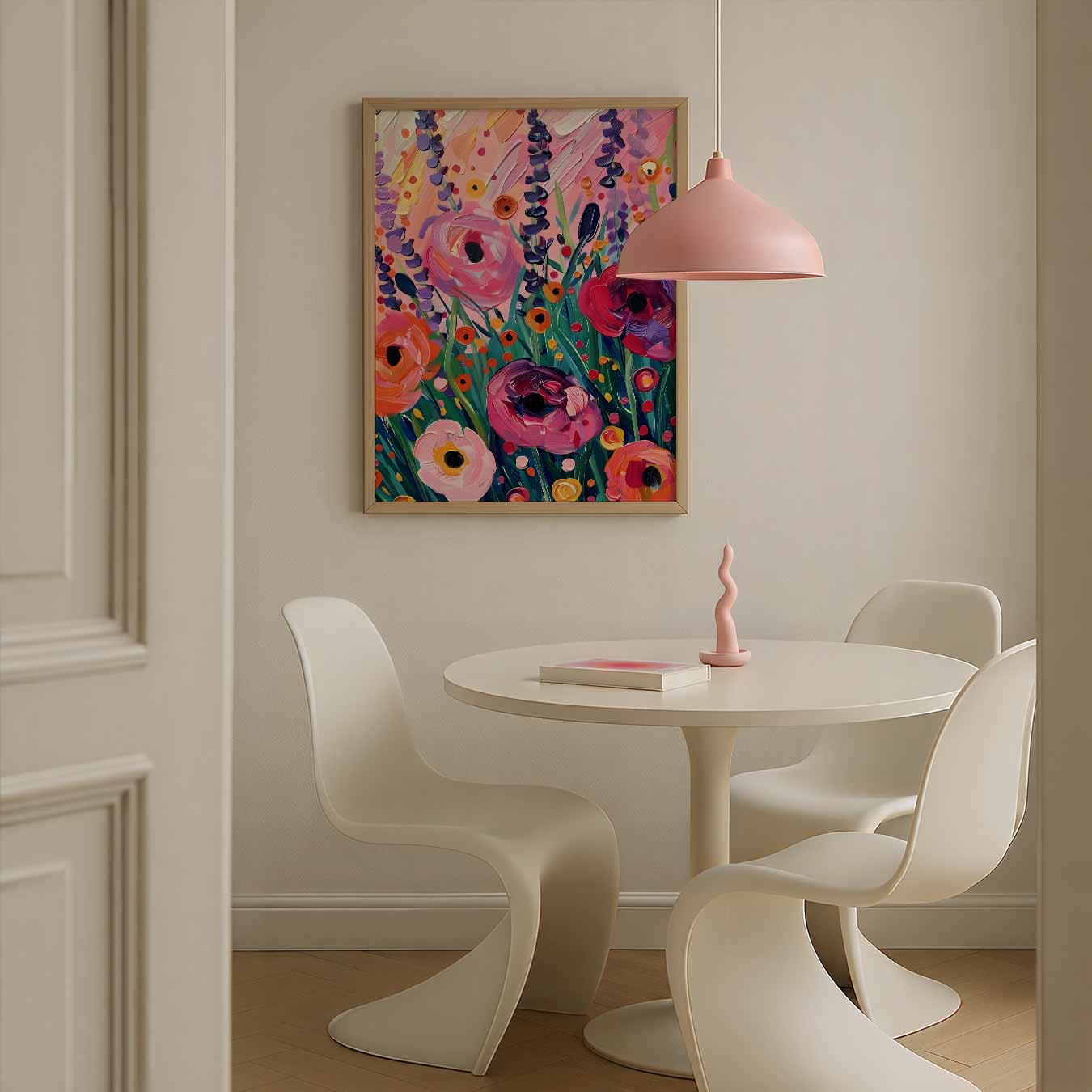 Bloemenpracht in Felle Kleuren Poster