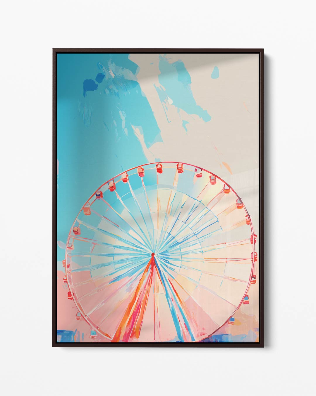 Draaimolen Droom Kunstwerk-canvas-dibond-plexiglas-wanddecoratie-WallArtistic