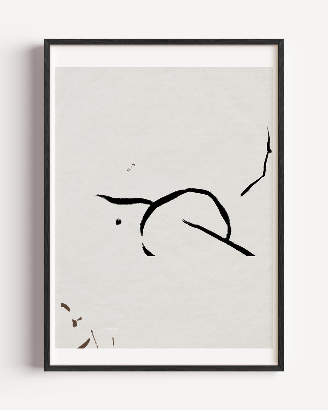 Subtiele Zen Kunst Poster-WallArtistic