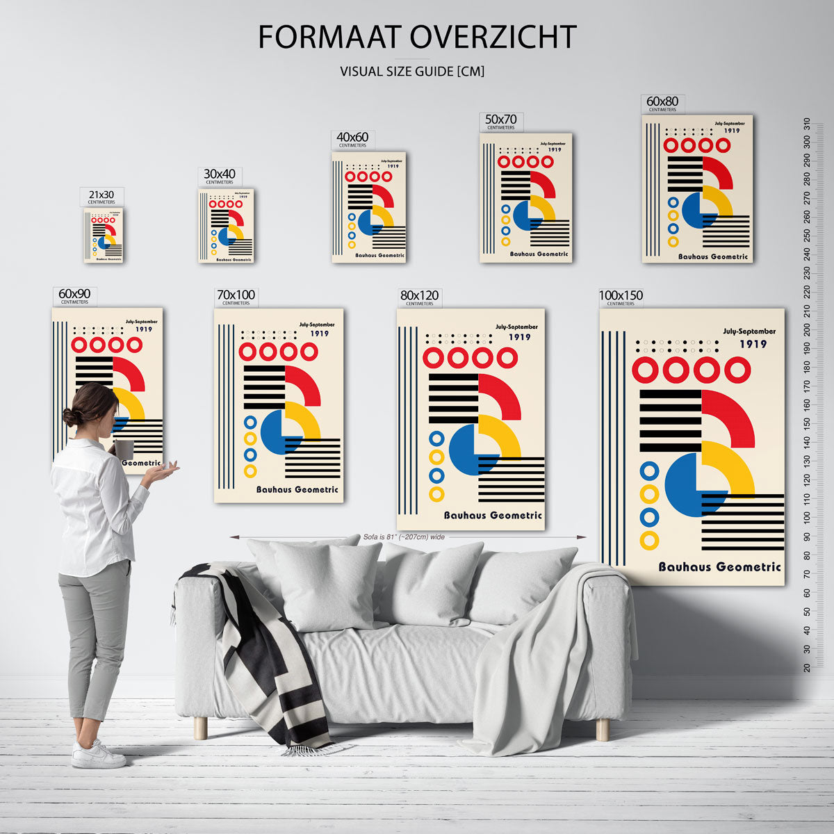 Vorm en kleur Poster