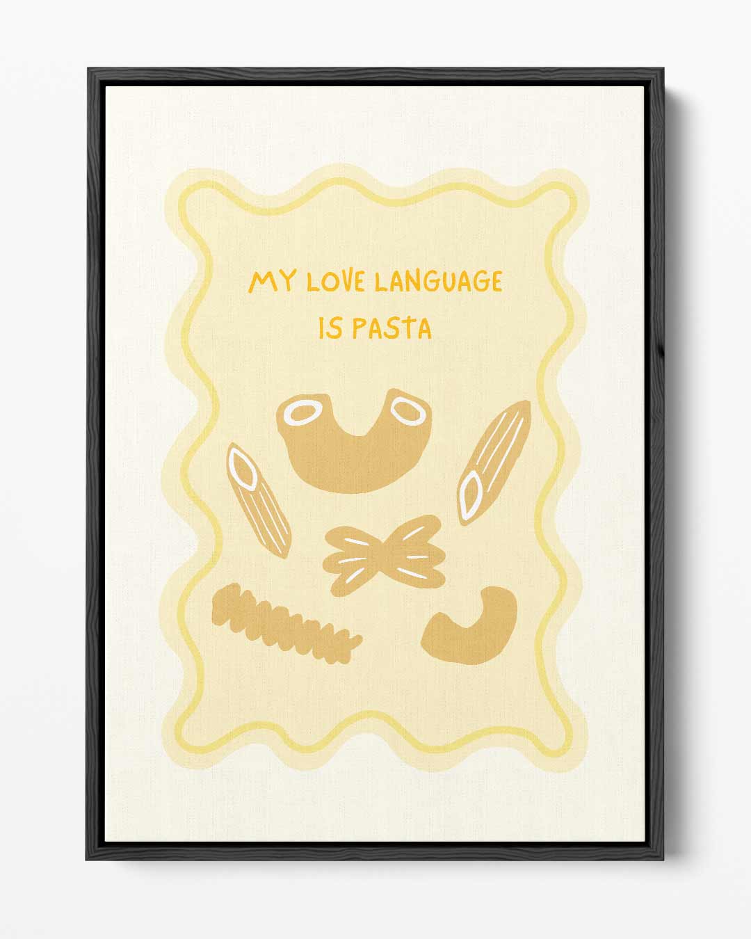 Pasta Liefde Poster Kunstwerk-canvas-dibond-plexiglas-wanddecoratie-WallArtistic