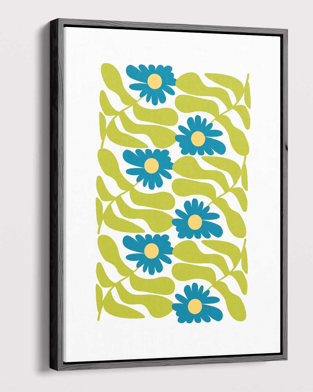 Bloemen en Bladeren Spektakel Kunstwerk-canvas-dibond-plexiglas-wanddecoratie-WallArtistic