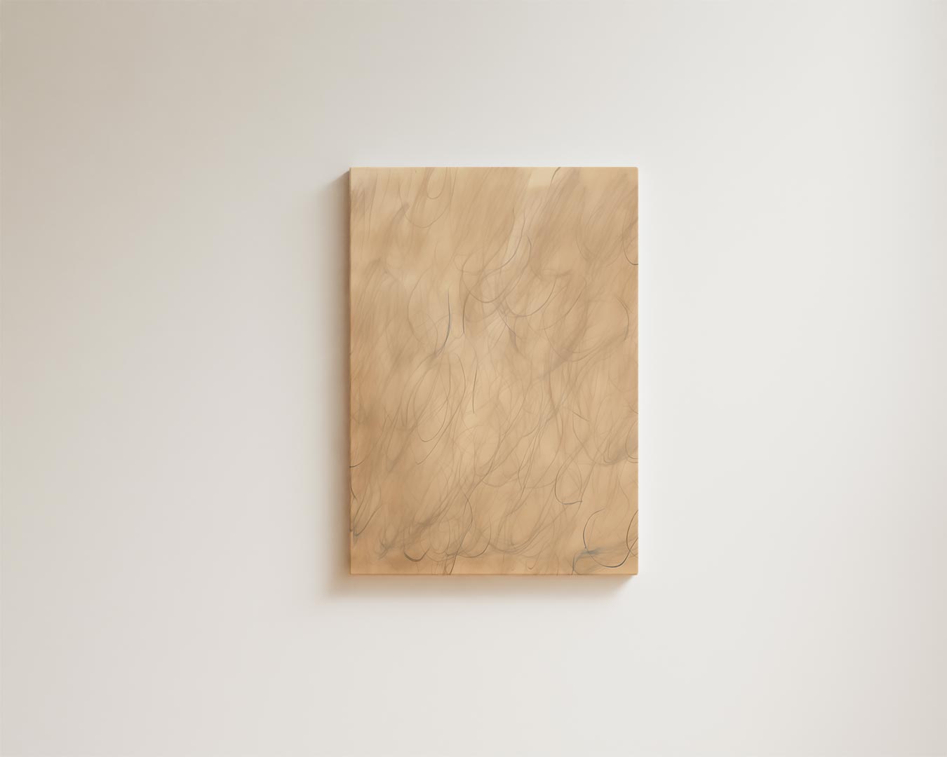 Zachte Woelende Lijnen Kunstwerk-canvas-dibond-plexiglas-wanddecoratie-WallArtistic
