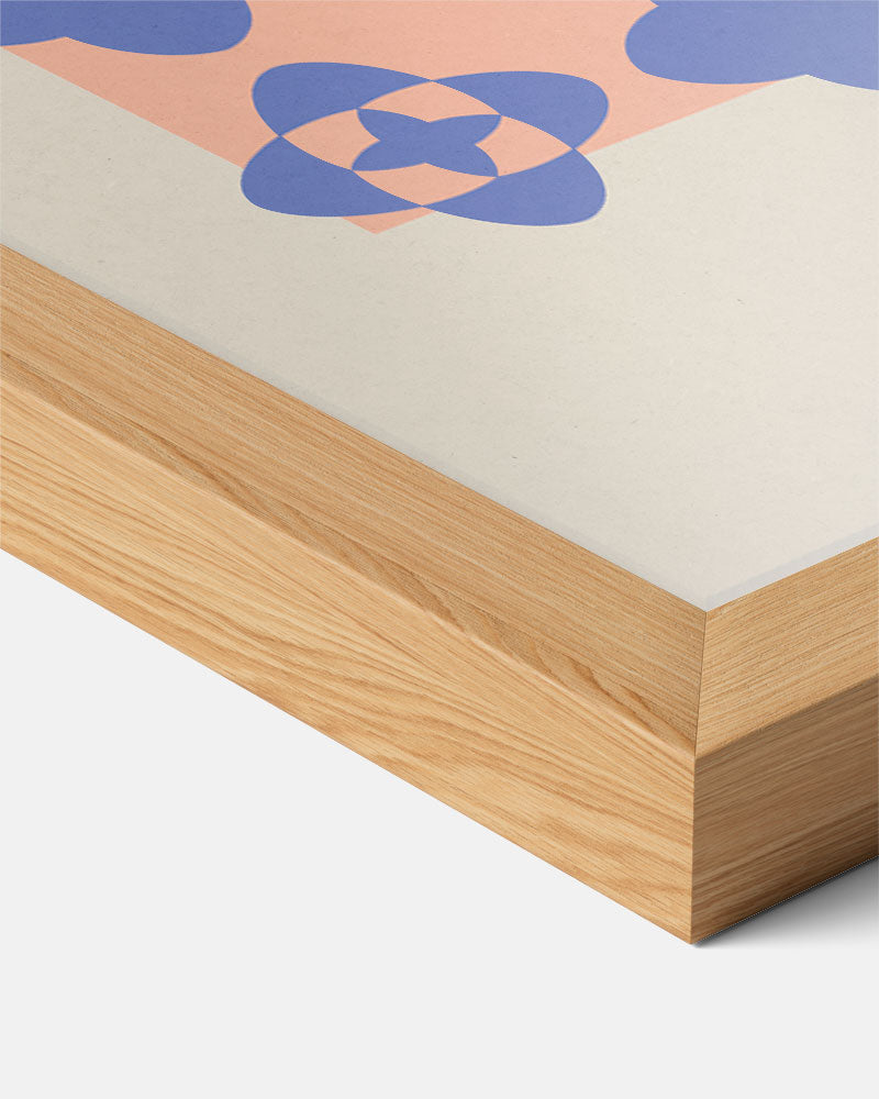 Bloemenpatroon Poster-WallArtistic
