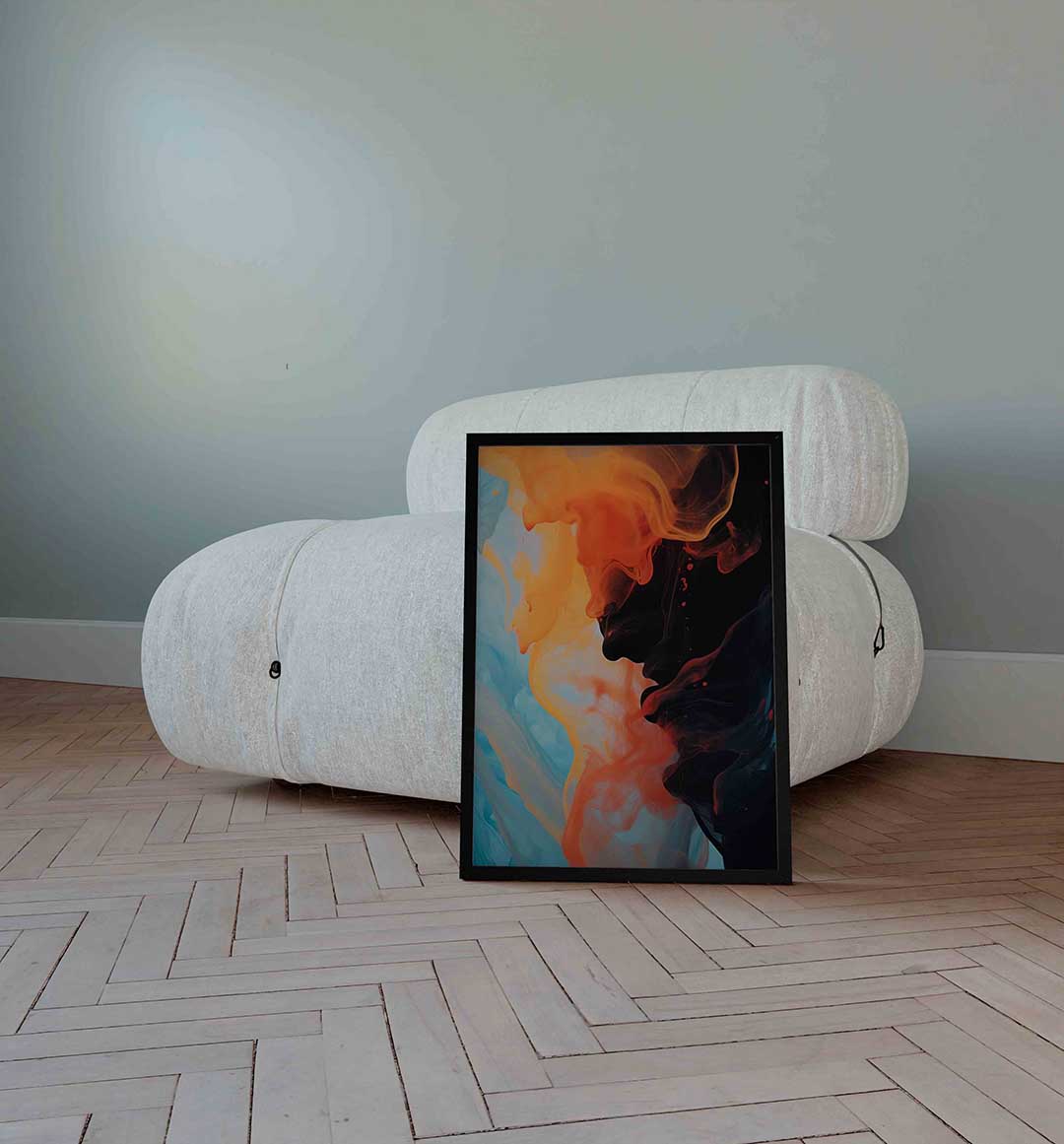 Vloeibare kleuren Poster