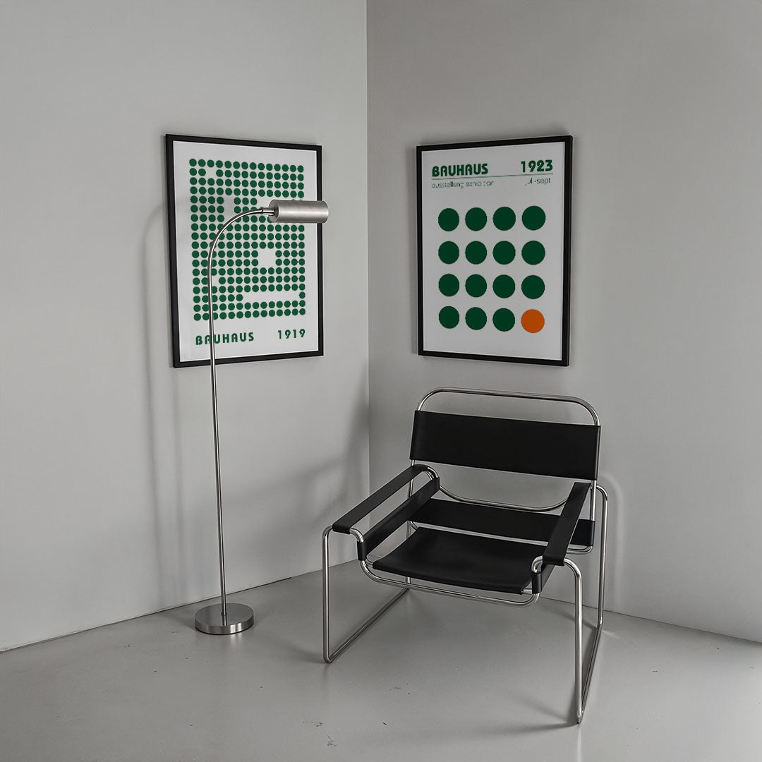 Puntpatroon ritme Posterset