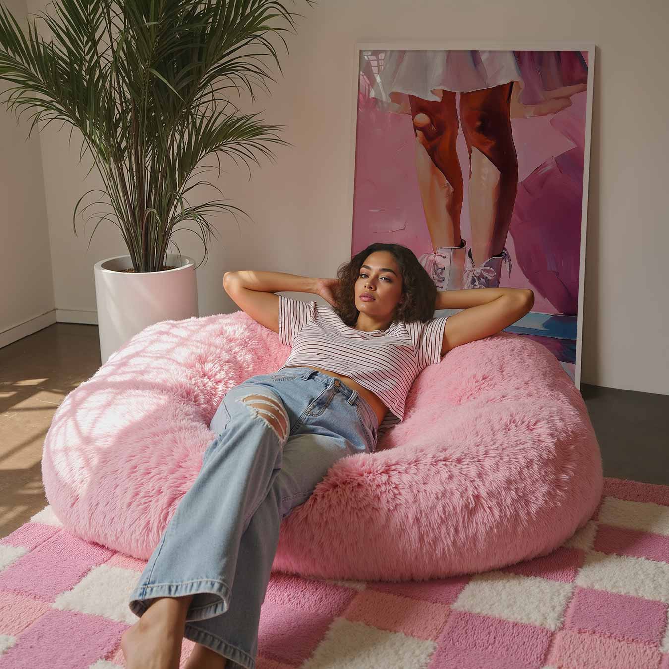 Stijlvolle Roze Vibes Poster