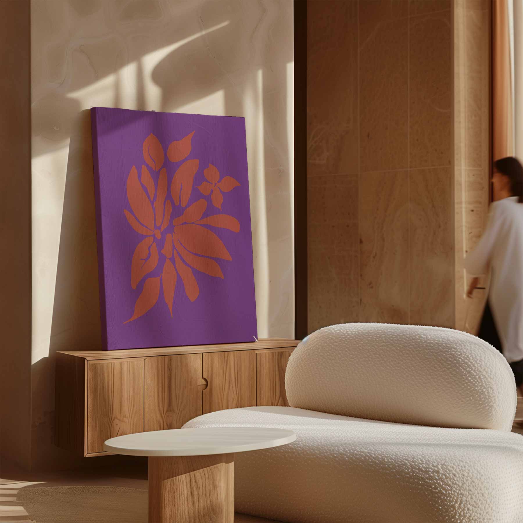 Kleurrijke Bloemblaadjes Kunstwerk-canvas-dibond-plexiglas-wanddecoratie-WallArtistic