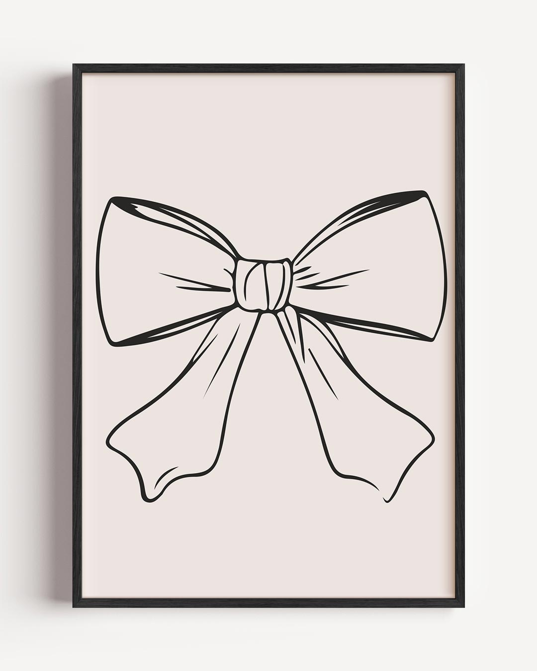 Elegante Strik Illustratie Poster-WallArtistic