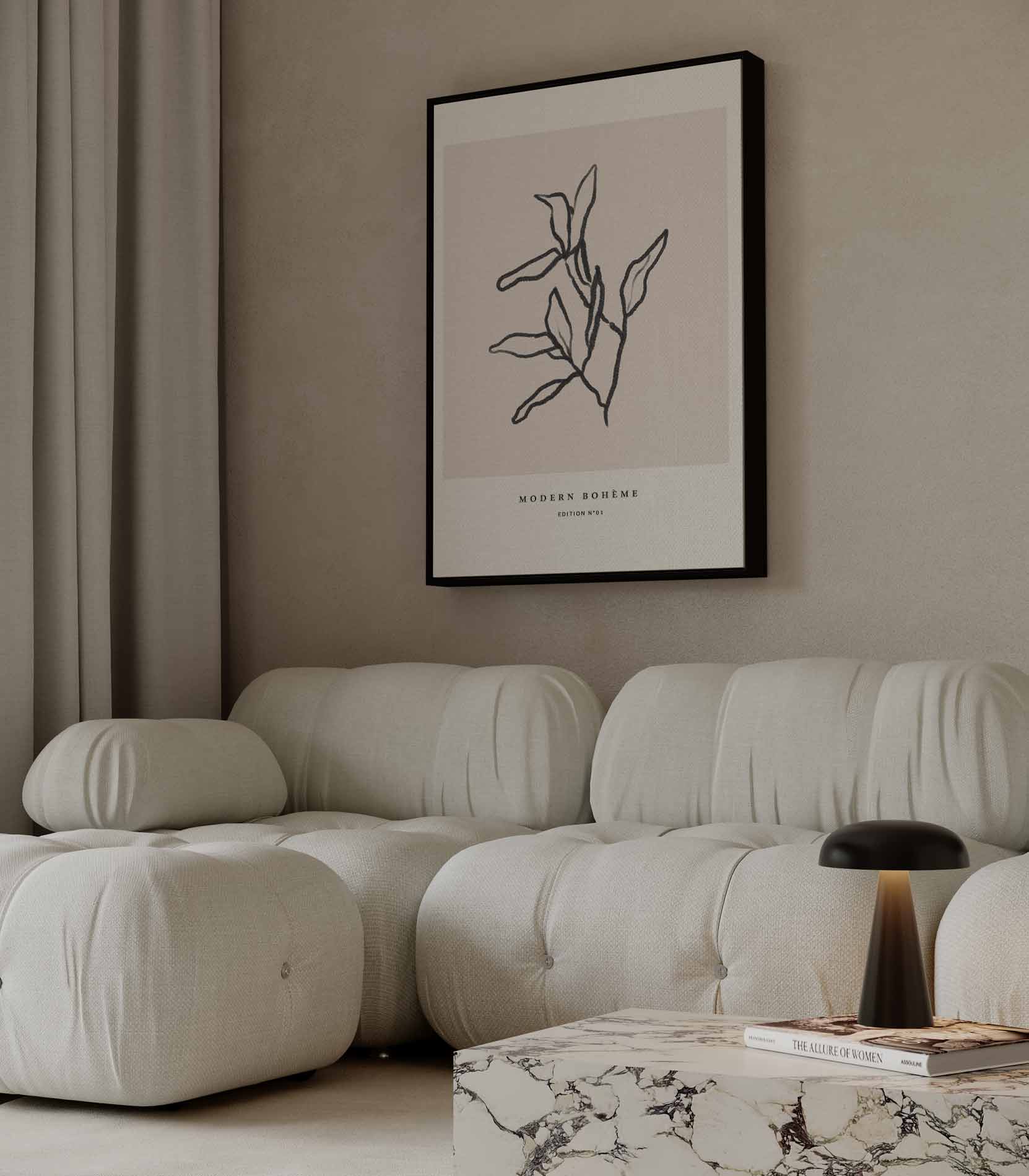 Modern Boho Wanddecor Kunstwerk-canvas-dibond-plexiglas-wanddecoratie-WallArtistic