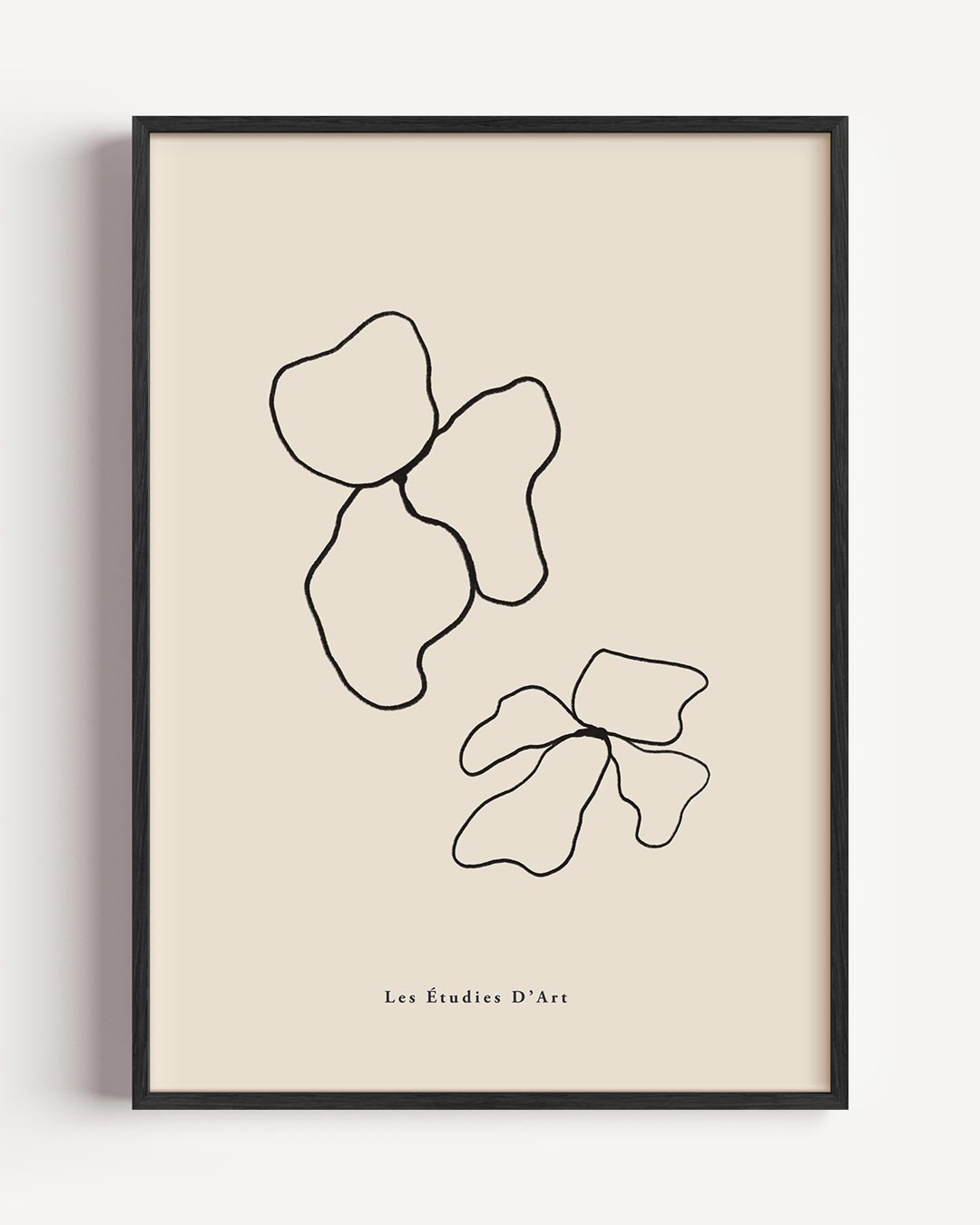 Minimalistische Abstracte Vlinder Poster-WallArtistic