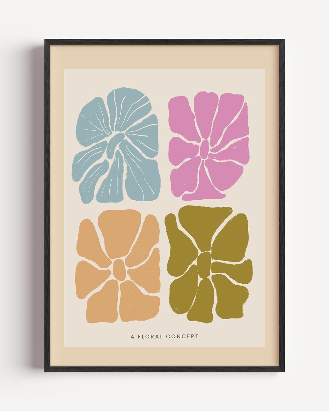 Vrouwelijke Bloemenpracht Poster-WallArtistic
