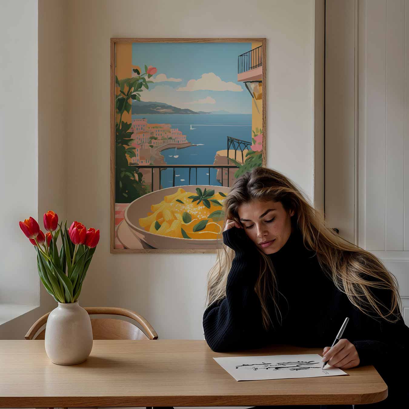 Mediterrane Pracht aan de Muur Poster